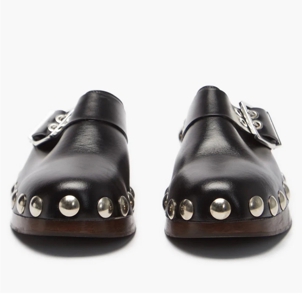 Ganni embellished leather clogs new 39 - Picture 10 of 14